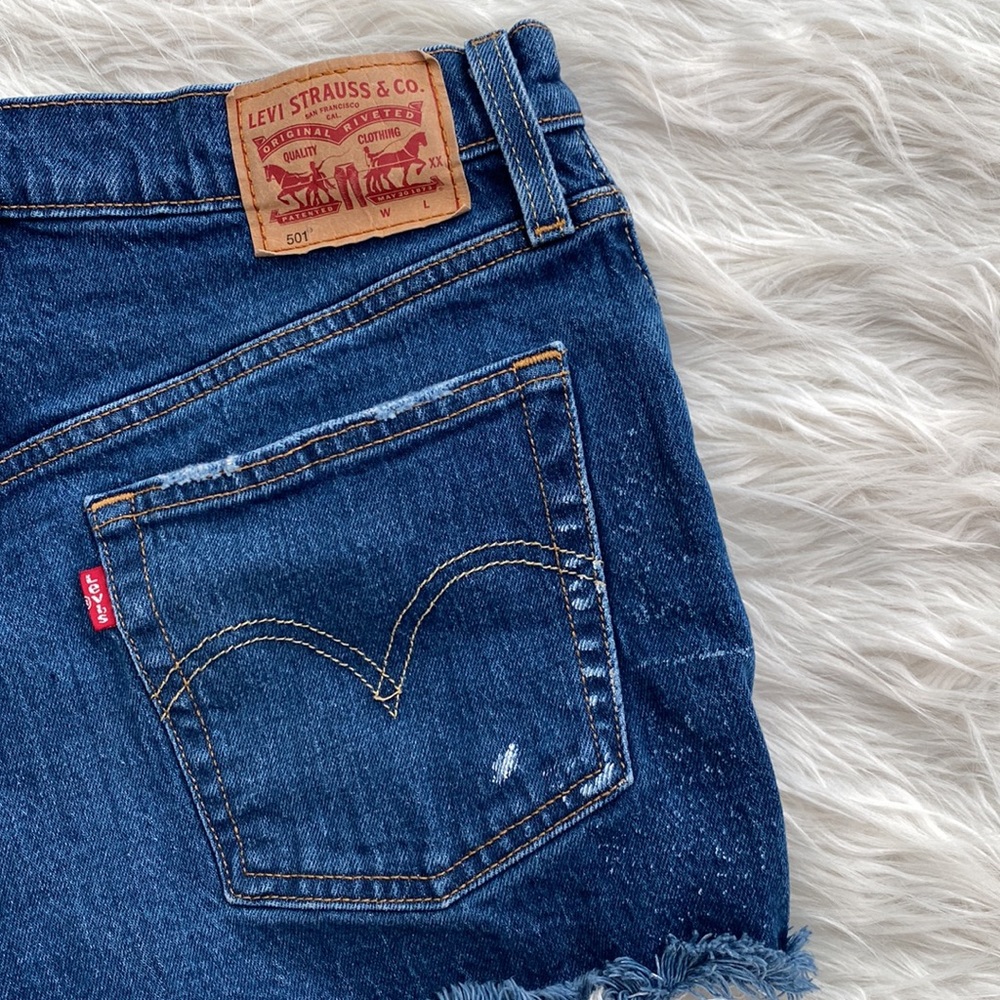 Levi’s | 501 Cut Off Denim Shorts - Picture 9 of 13